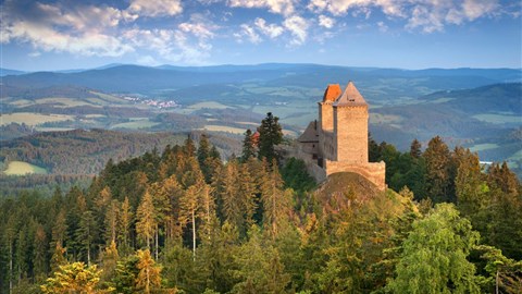 unikátní hrad Kašperk