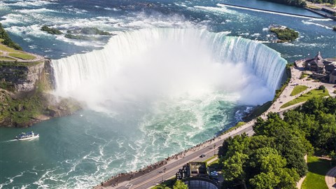 dechberoucí Niagarské vodopády