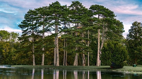 impozantní zámecký park Laxenburg